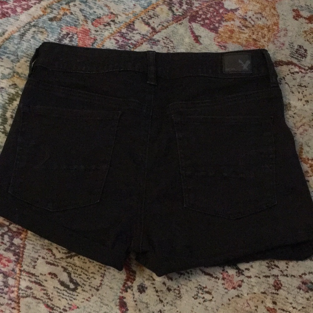 American Eagle black short shorts